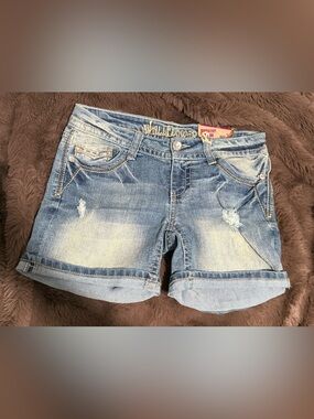 Wallflower jean shorts